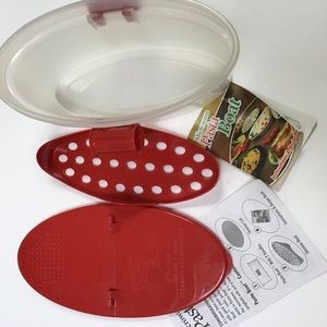 Pasta Boat Microwave Spaghetti Pasta Cook Set NWOT